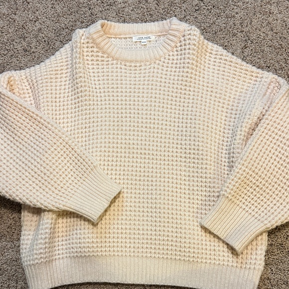 12th Tribe Sweaters - Cream Knit Sweater 12th Tribe